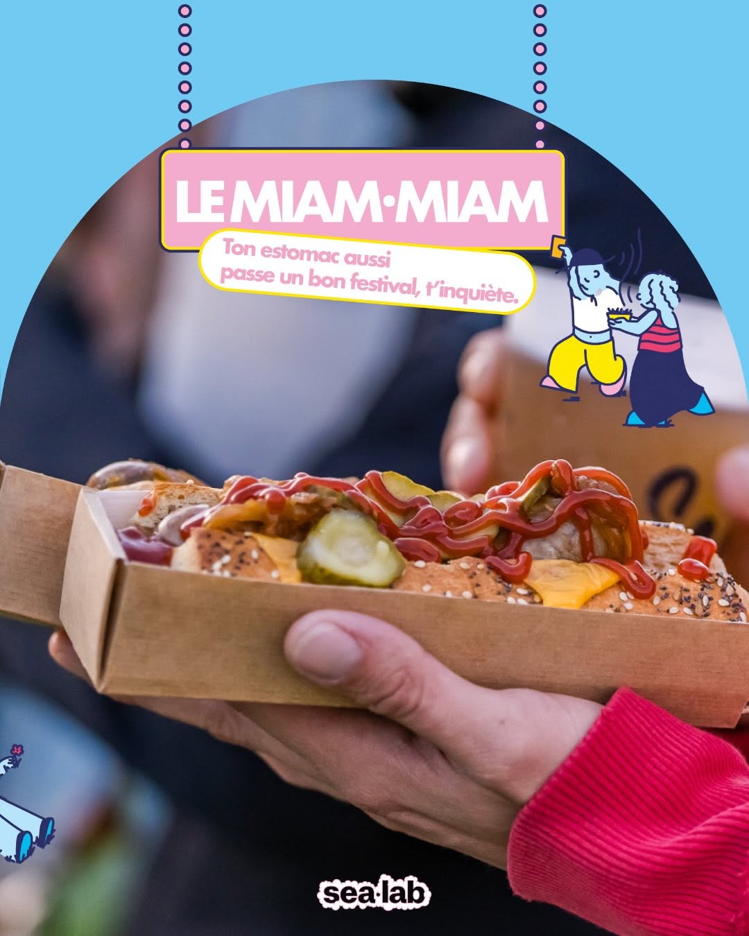 Le miam·miam : ton estomac aussi passe un bon festival.